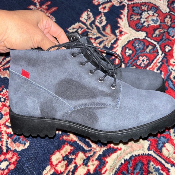 Marc Joseph soho 2 blue suede bottoms women’s size 8 - Picture 2 of 5